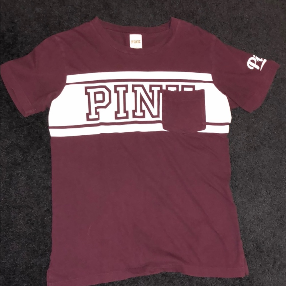 PINK pocket T-shirt